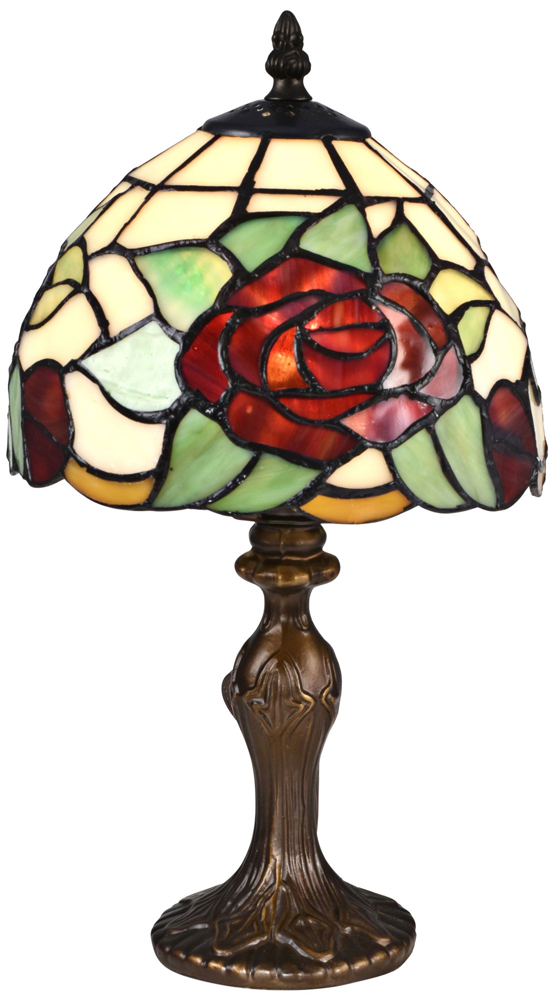 dale tiffany rose table lamp