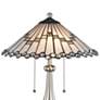 3_Dale Tiffany Jensen 21 1/2" Brushed Nickel Tiffany-Style Table Lamp more views