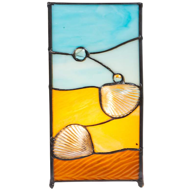 Image 5 Dale Tiffany La Rochelle 10" Coastal Tiffany-Style Glass Accent Lamp more views