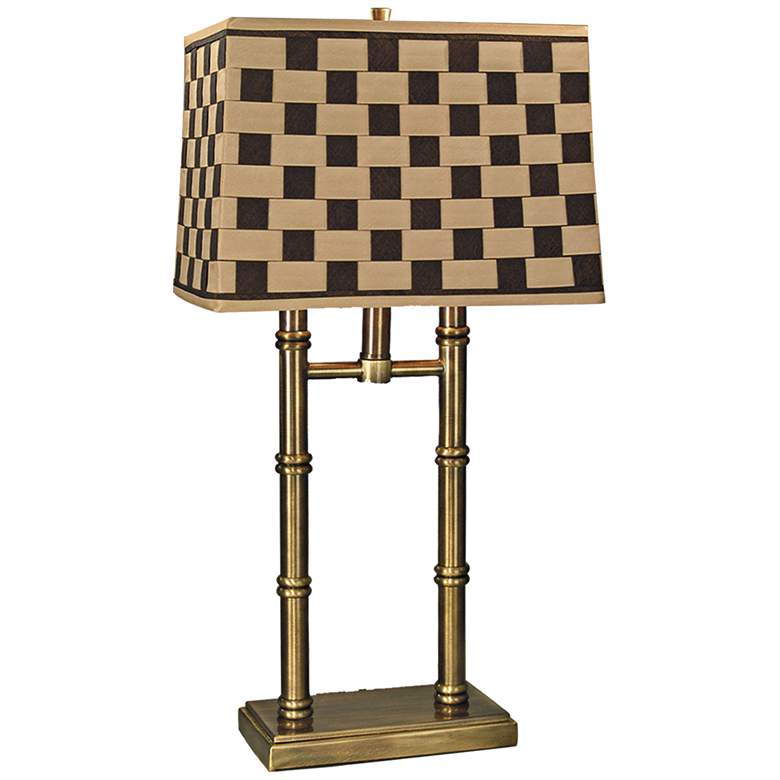 Image 1 Dale Tiffany Laredo Antique Brass Table Lamp