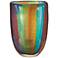 Dale Tiffany Menlo Multi-Color 7 1/2" High Art Glass Vase