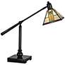 Dale Tiffany Mission Bank Tiffany-Style Adjustable Desk Lamp