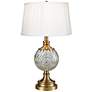 2_Dale Tiffany Mitre Antique Bronze and Crystal Table Lamp