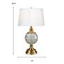 4_Dale Tiffany Mitre Antique Bronze and Crystal Table Lamp more views
