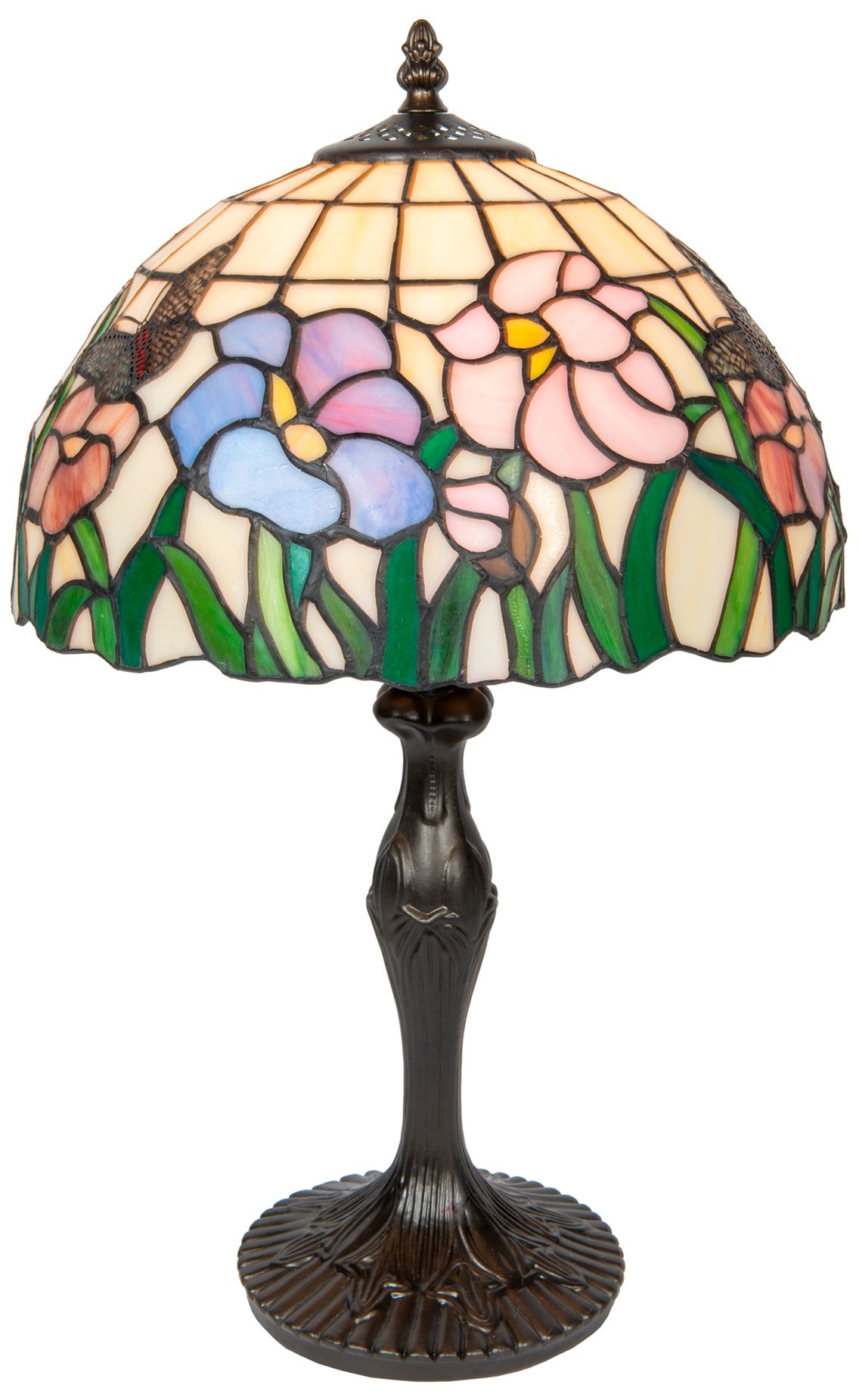 Image 5 Dale Tiffany Pazio 19 1/2"H ‎Bronze Floral Butterfly Table Lamp more views