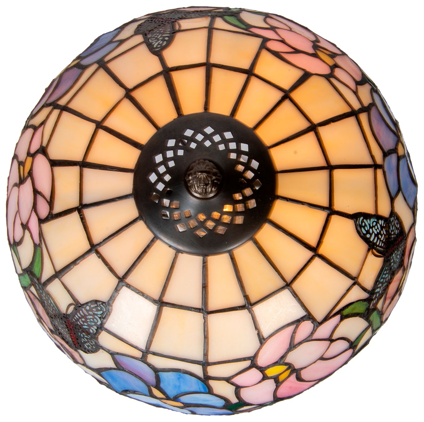 Image 6 Dale Tiffany Pazio 19 1/2"H ‎Bronze Floral Butterfly Table Lamp more views