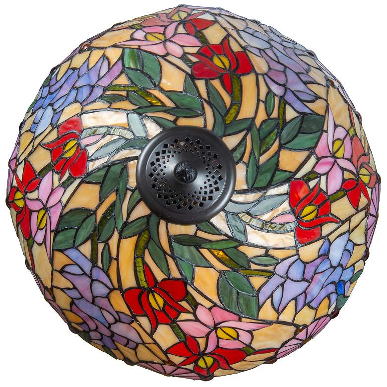 Image 6 Dale Tiffany Perched Hummingbirds Antique Bronze Table Lamp more views