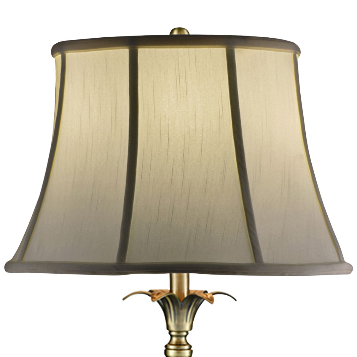 Dale Tiffany Pineapple Antique Brass and Crystal Table Lamp 42J47