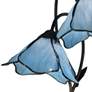 3_Dale Tiffany Poelking Blue Lily 21" High Glass 2-Light Accent Lamp more views