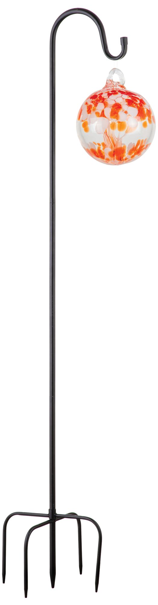 Image 2 Dale Tiffany Rainbow Tree of Life 6" Nova Hand Blown Glass Ball with Stake