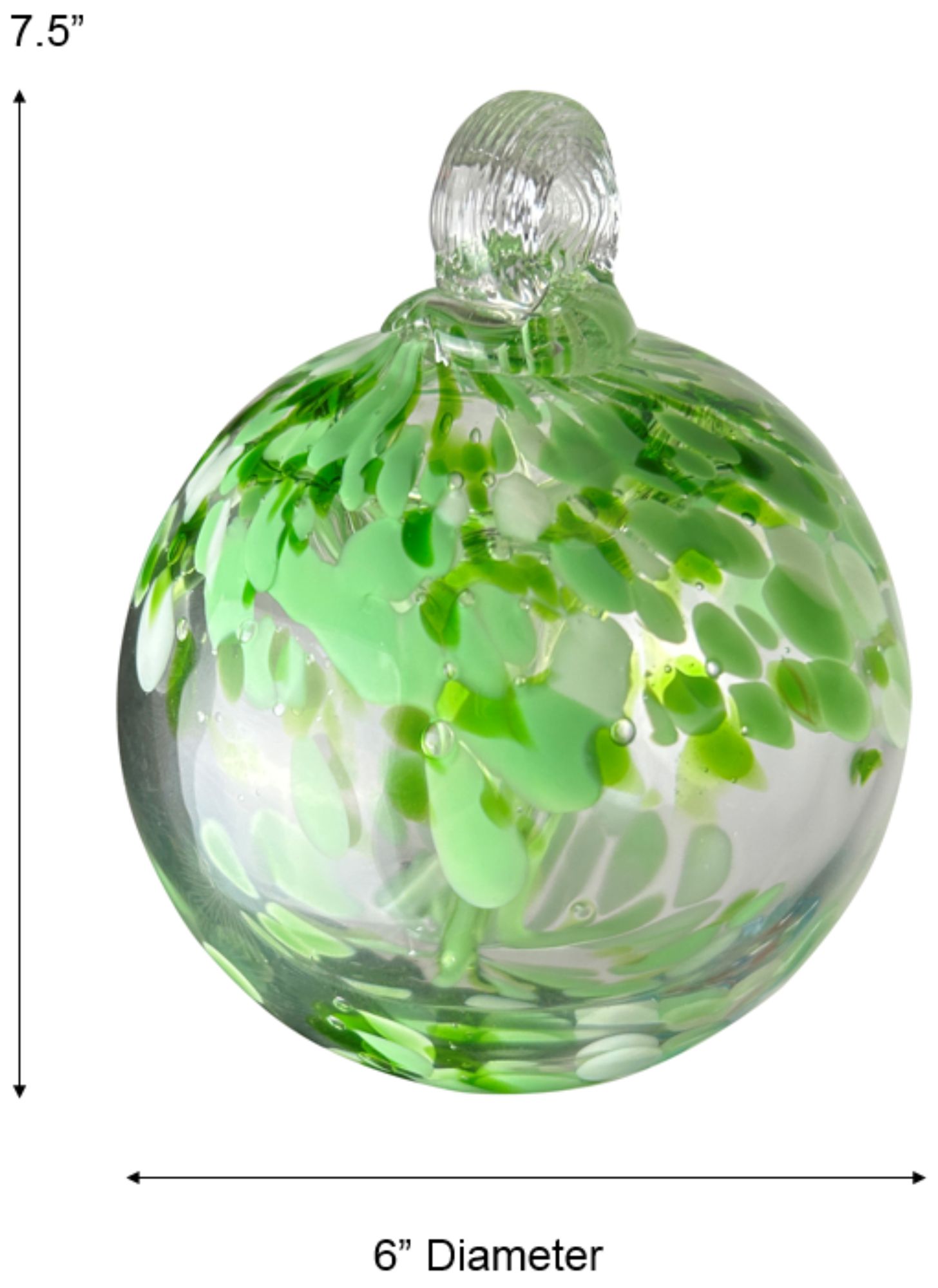 Image 3 Dale Tiffany Rainbow Tree of Life Celtic 6" Hand Blown Glass Ornament more views