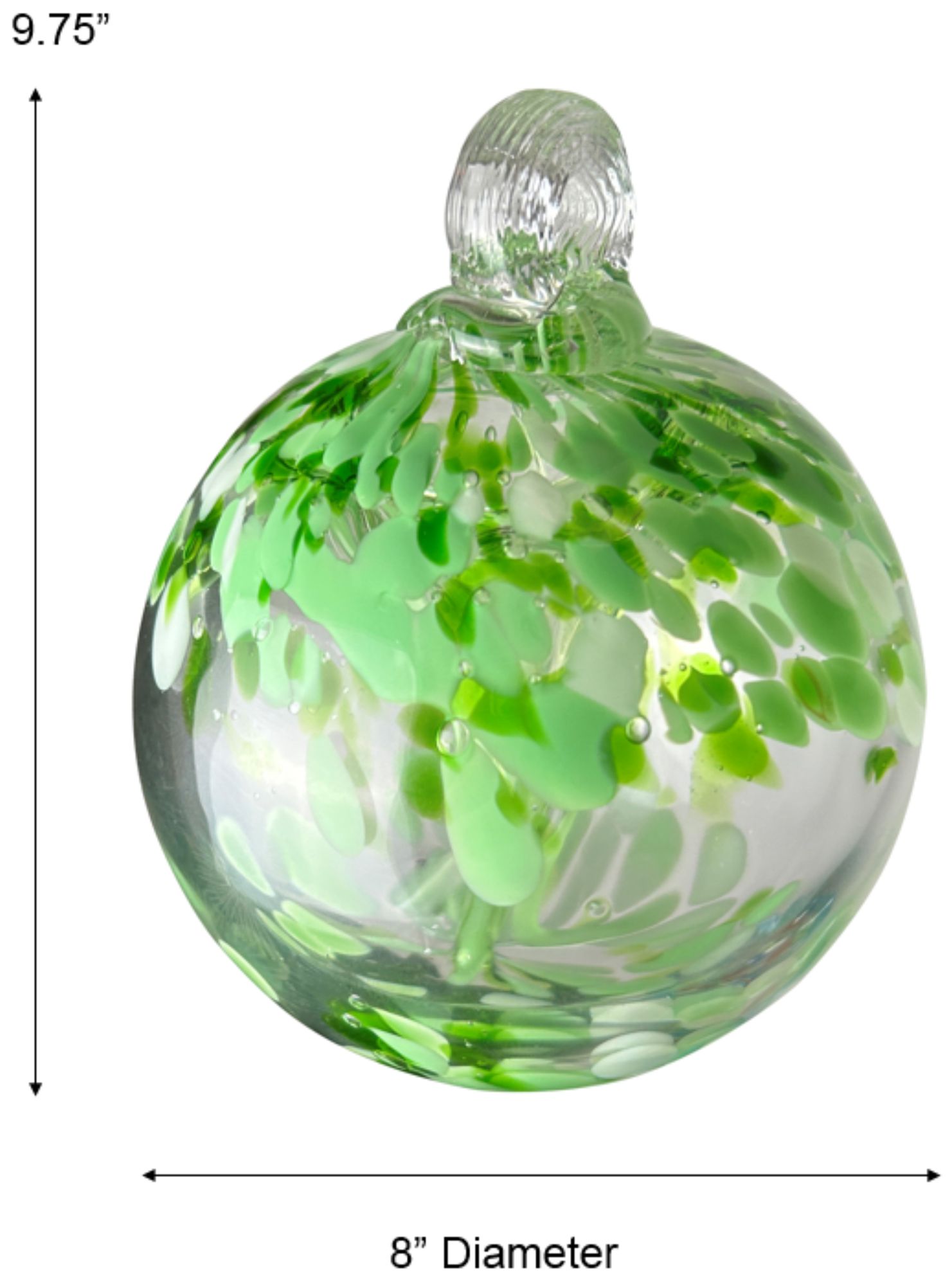 Image 4 Dale Tiffany Rainbow Tree of Life Celtic 8" Hand Blown Glass Ornament more views