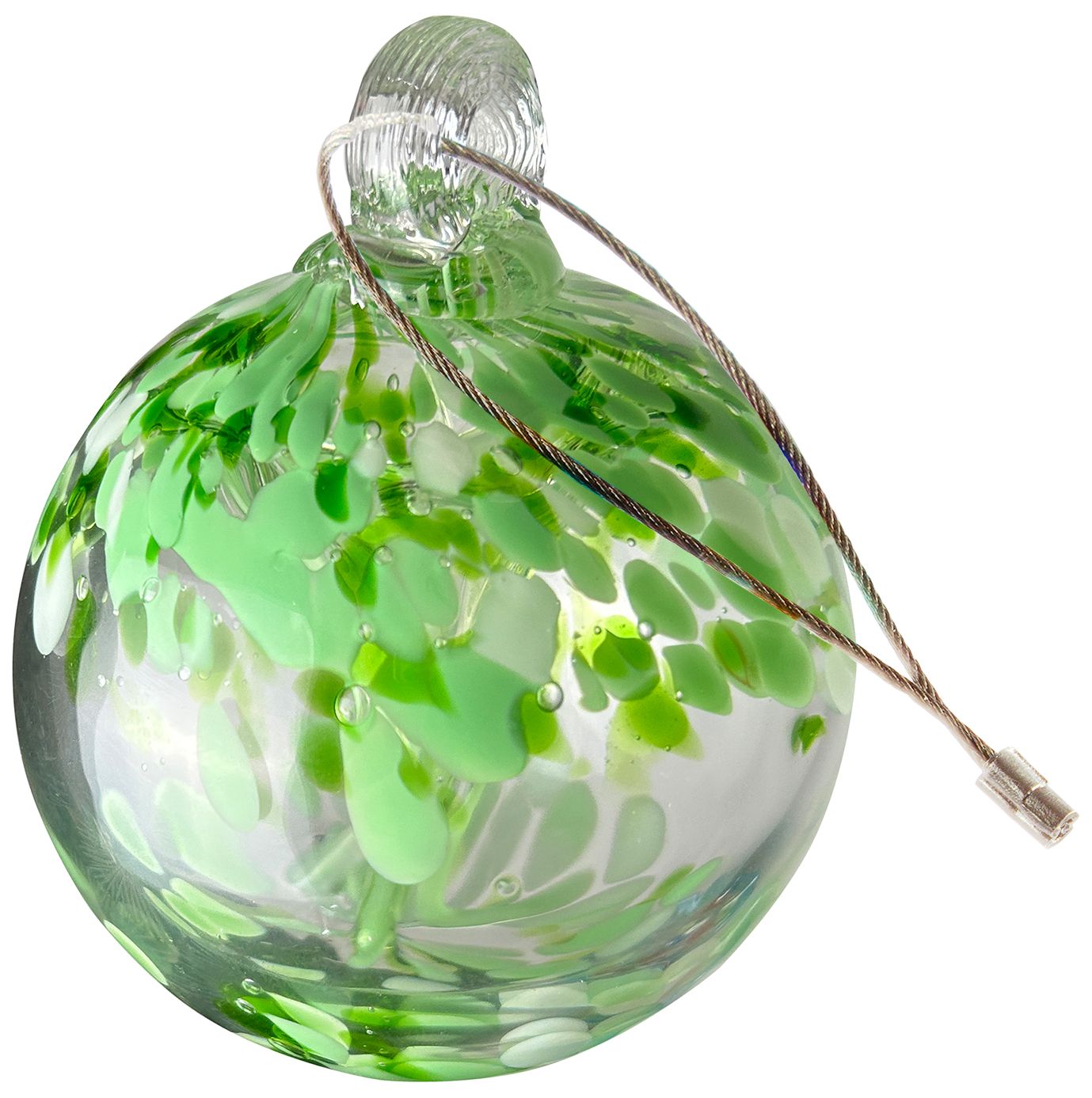 Image 5 Dale Tiffany Rainbow Tree of Life Celtic 8" Hand Blown Glass Ornament more views