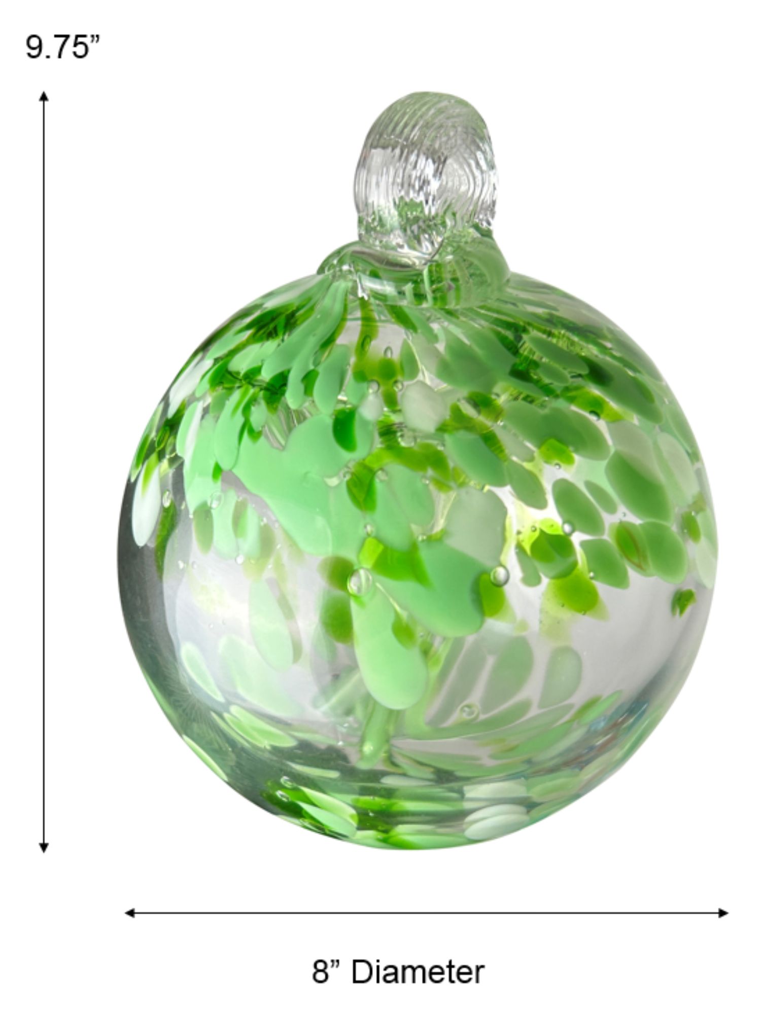 Image 4 Dale Tiffany Rainbow Tree of Life Celtic 8" Hand Blown Glass Ornament more views