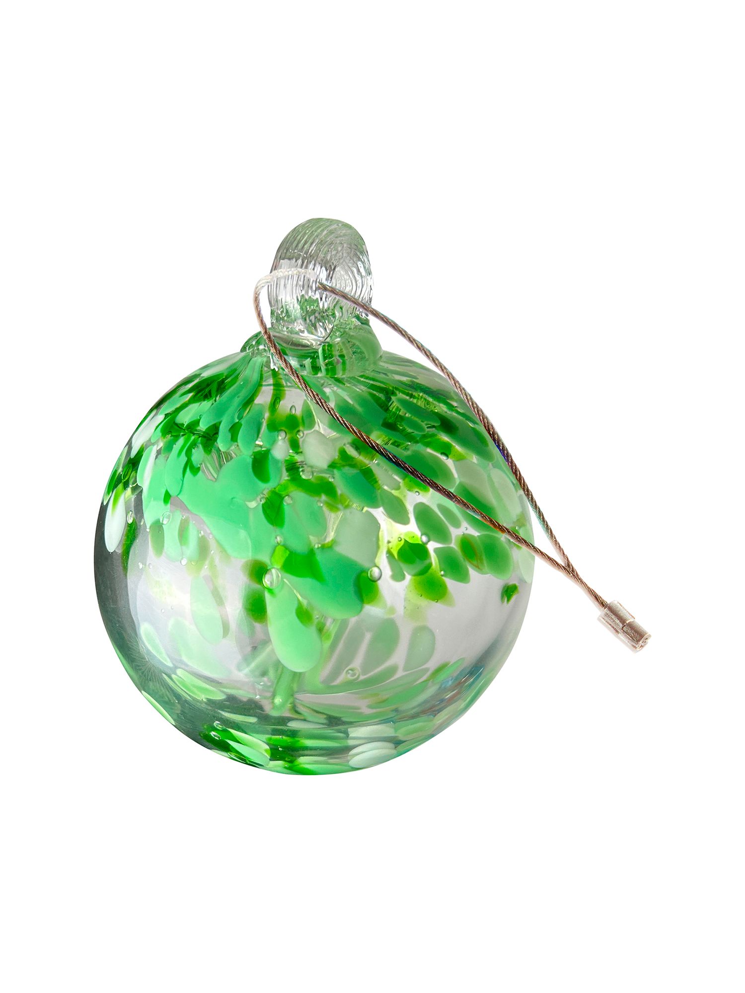 Image 5 Dale Tiffany Rainbow Tree of Life Celtic 8" Hand Blown Glass Ornament more views