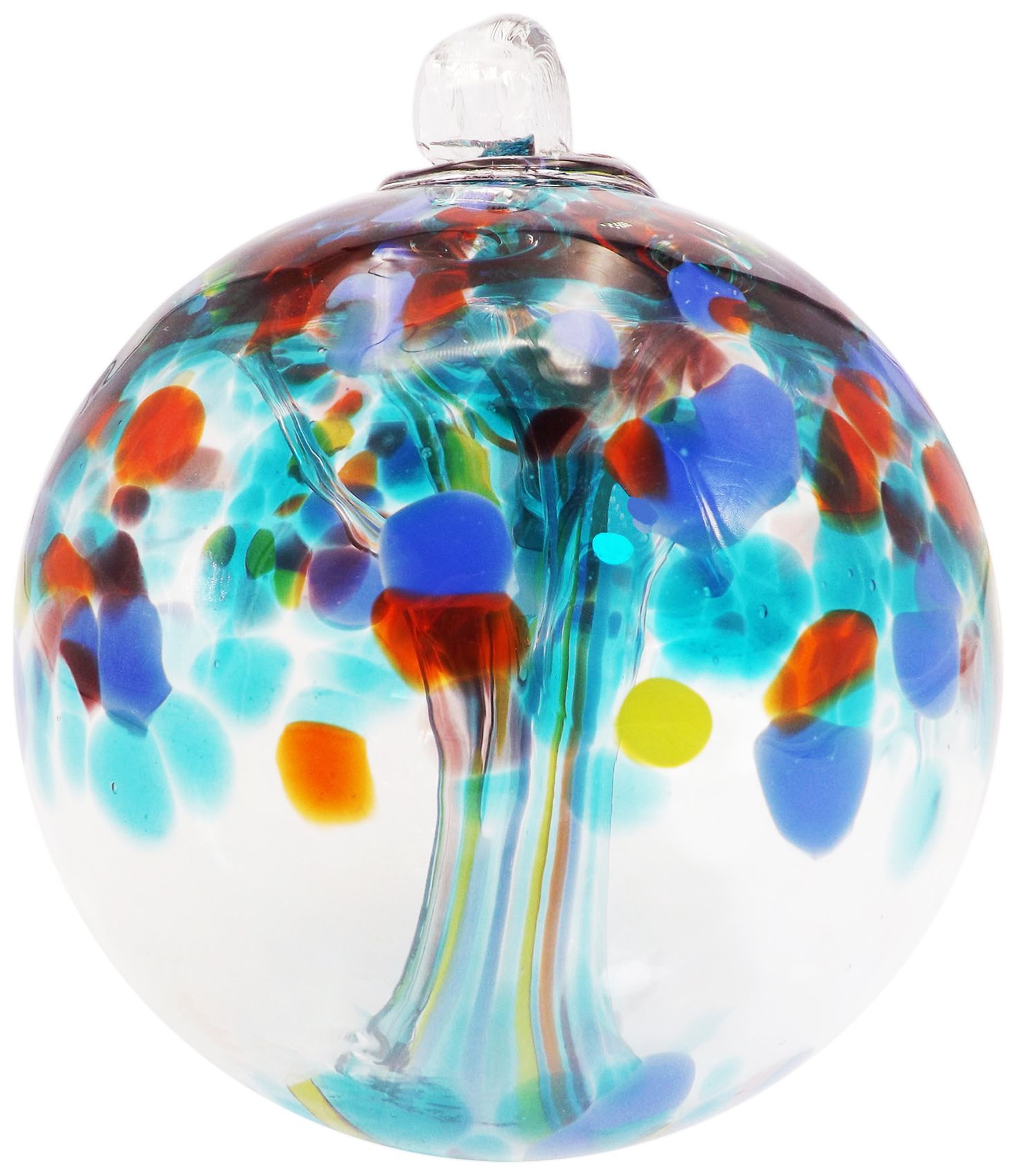 Thumbnail1 of Dale Tiffany Rainbow Tree of Life Devotion 4" Hand Blown Glass Ornament