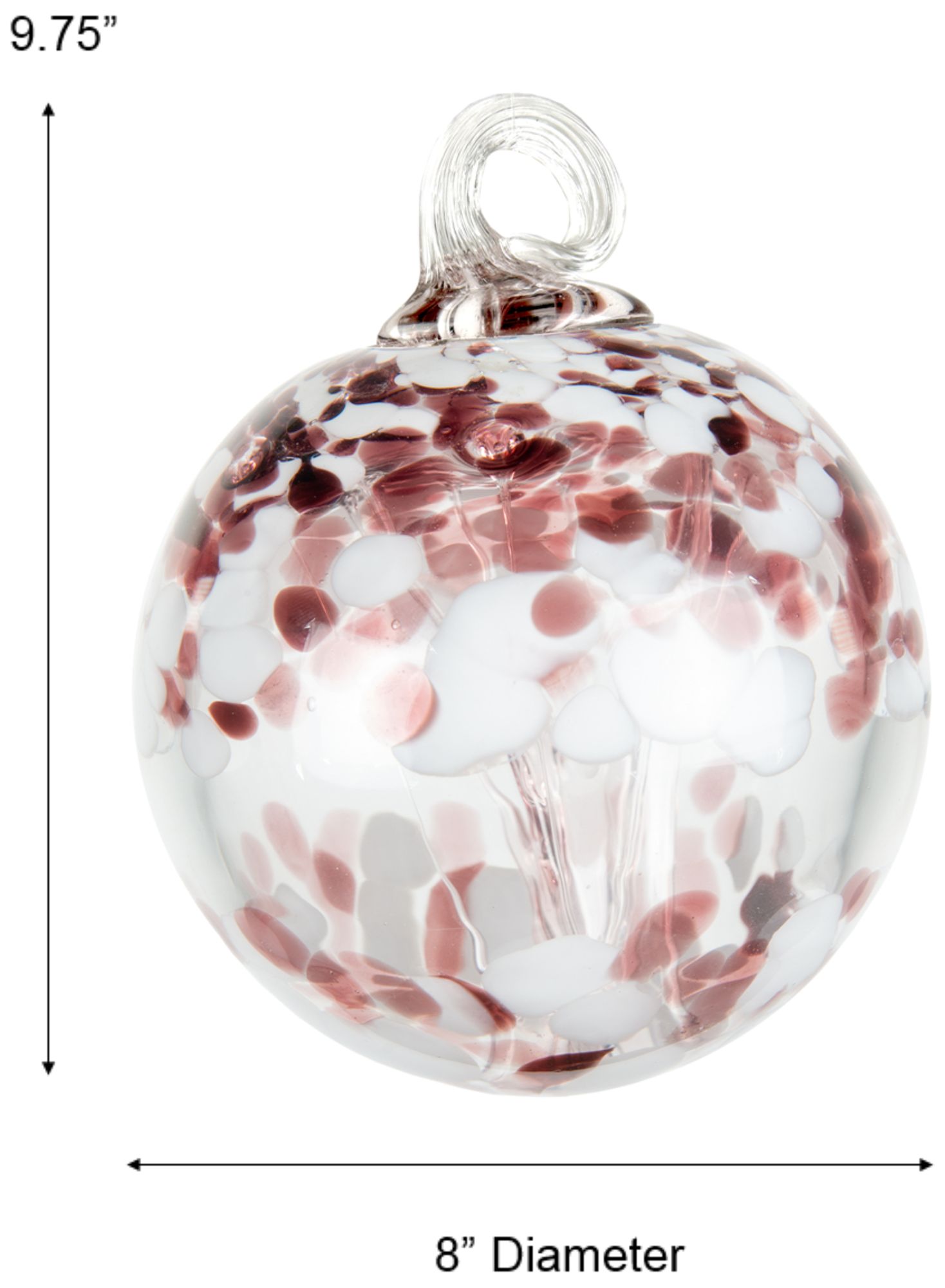 Image 3 Dale Tiffany Rainbow Tree of Life Enchanted 8" Hand Blown Glass Ornament more views