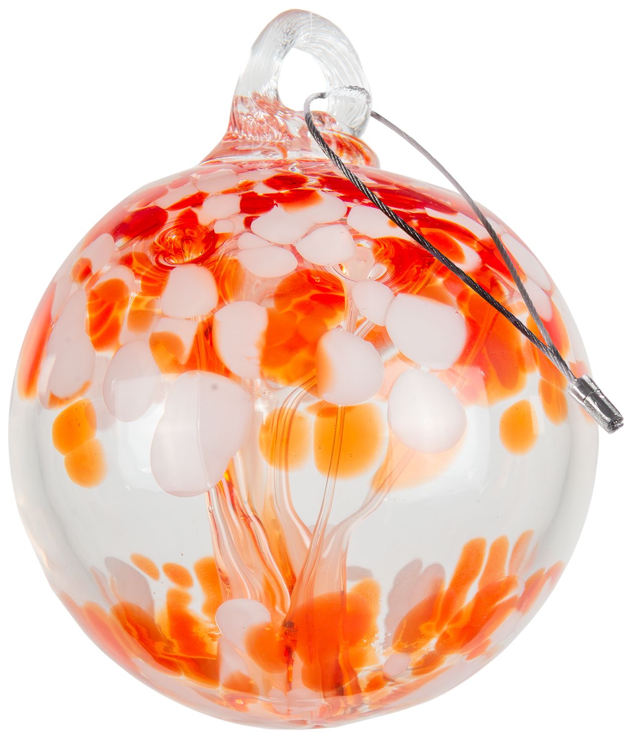 Image 7 Dale Tiffany Rainbow Tree of Life Nova 3" Hand Blown Glass Ornament more views