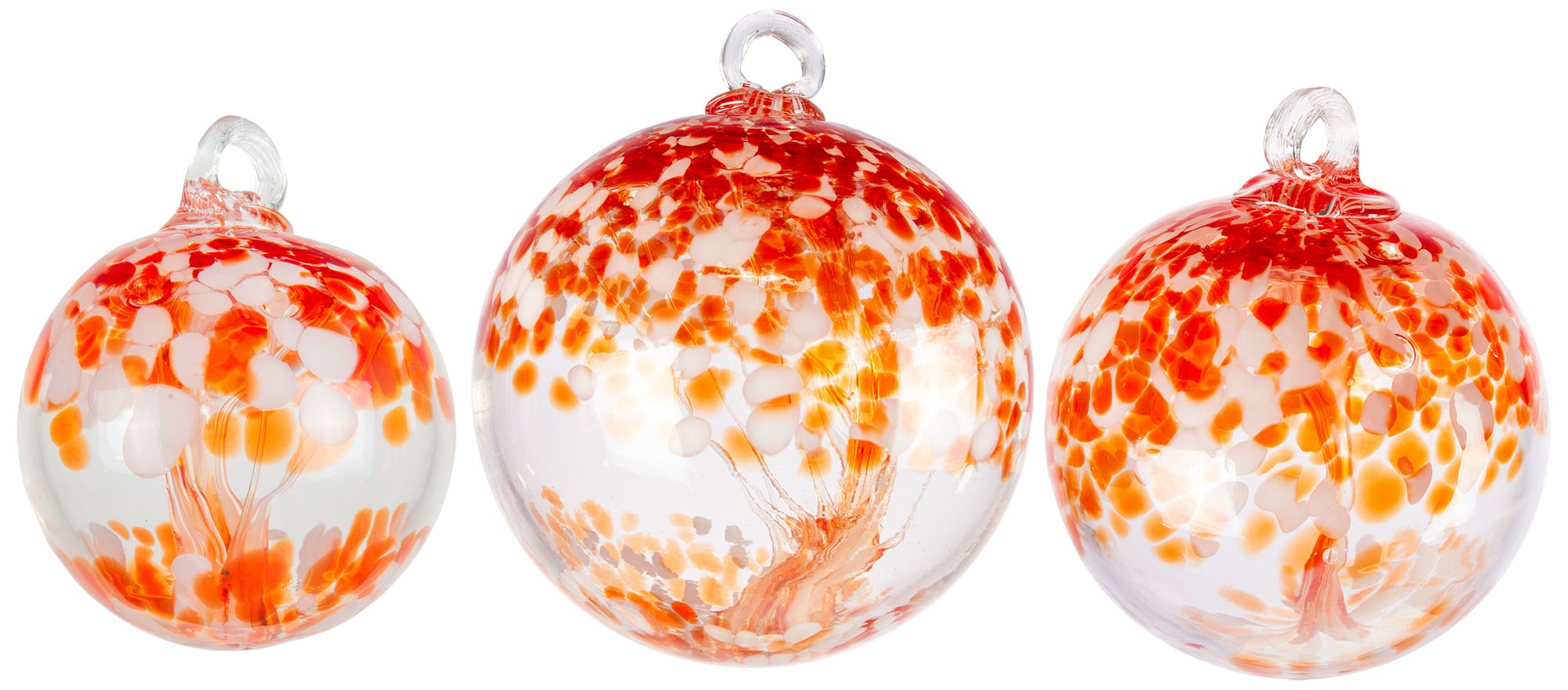 Image 5 Dale Tiffany Rainbow Tree of Life Nova 8" Hand Blown Glass Ornament more views