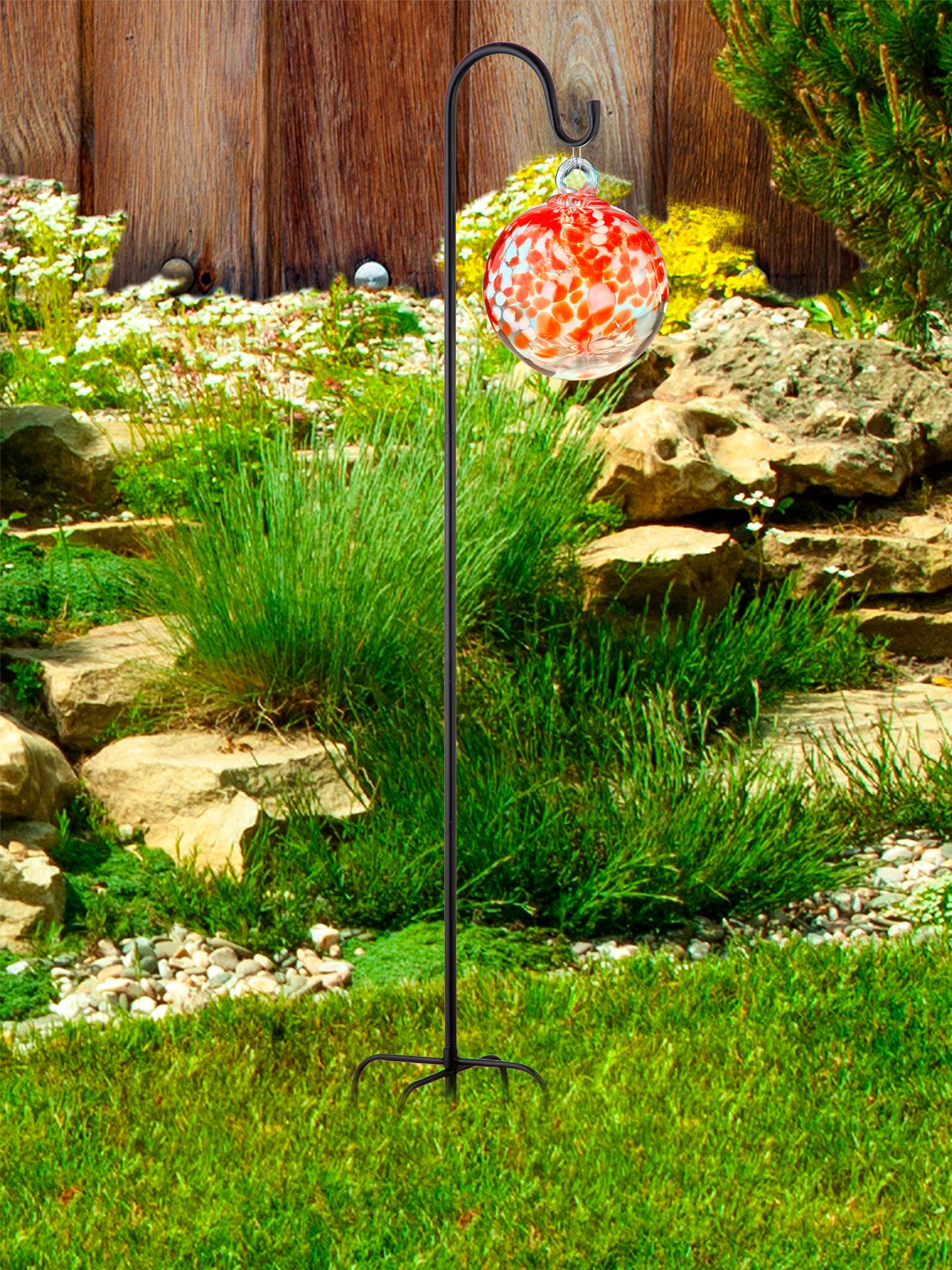 Image 2 Dale Tiffany Rainbow Tree of Life Nova 8" Hand Blown Glass Ornament more views