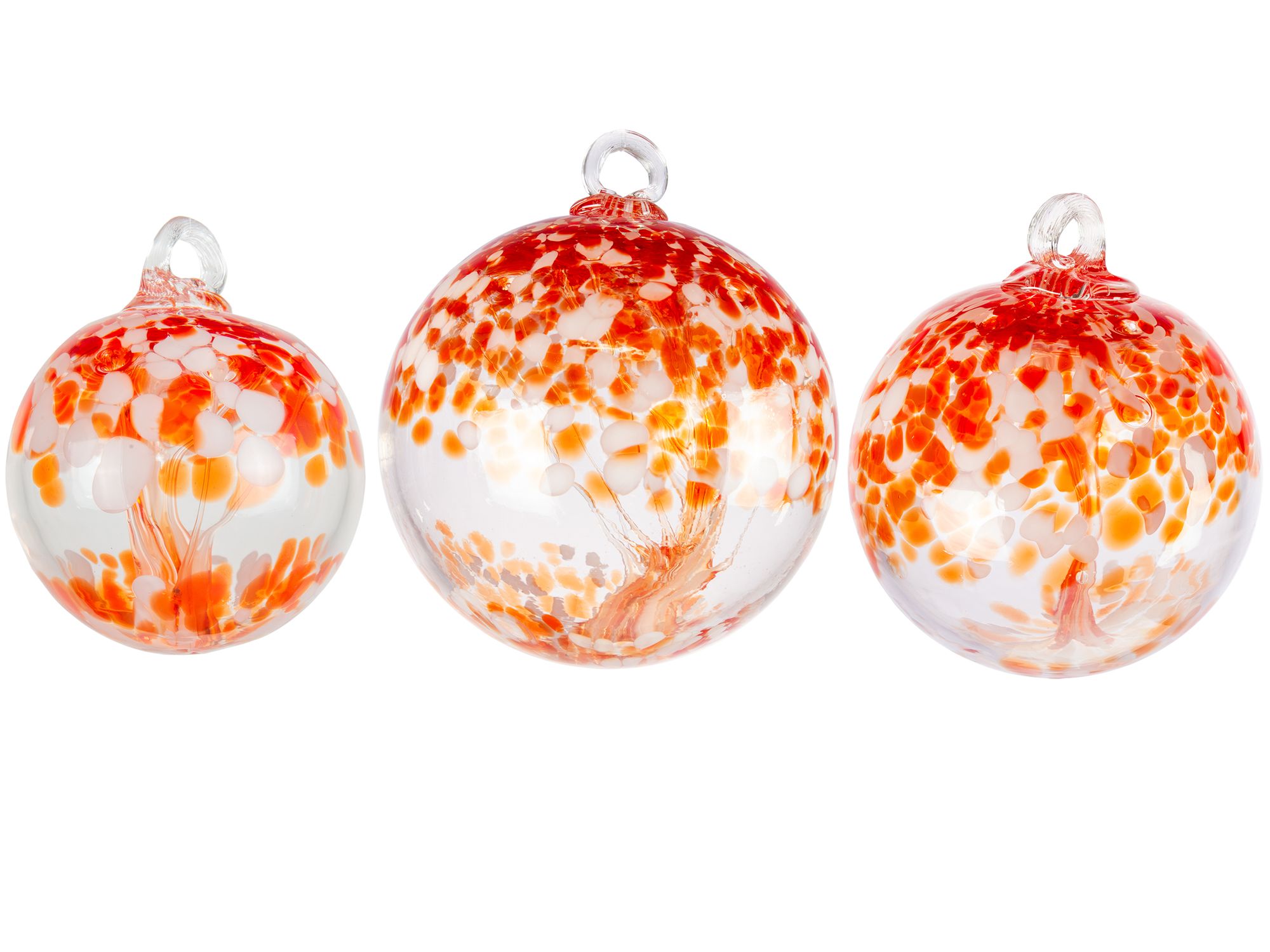 Image 5 Dale Tiffany Rainbow Tree of Life Nova 8" Hand Blown Glass Ornament more views