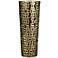 Dale Tiffany Ravenna Large Cylinder Mosaic Art Glass Vase
