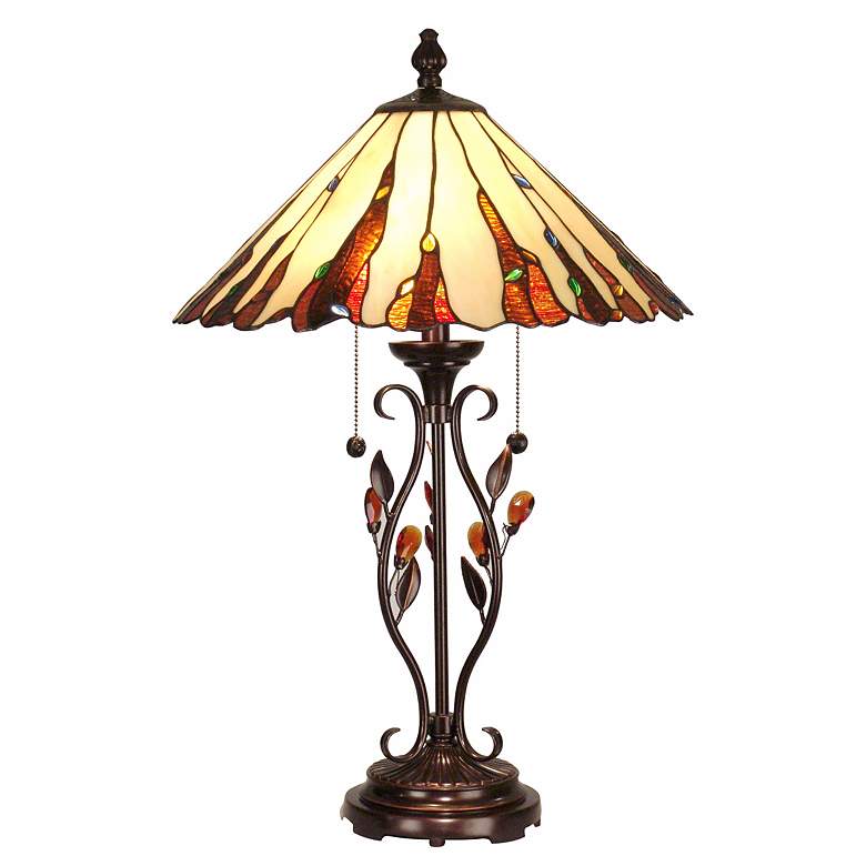 Image 1 Dale Tiffany Ripley Art Glass Table Lamp