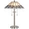 Dale Tiffany Sasha Brushed Nickel Tiffany-Style Accent Table Lamp