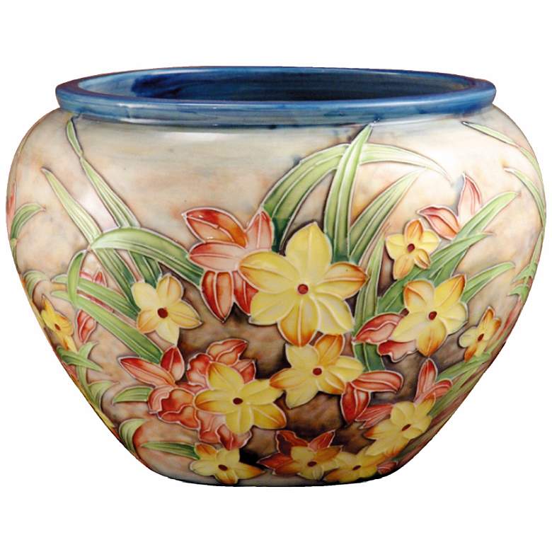Image 1 Dale Tiffany Springtime Hand-Painted Porcelain Bowl