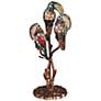 Dale Tiffany Three Parrots 23 1/2" High Art Glass Table Lamp