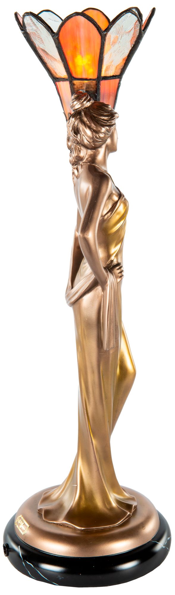 Image 5 Dale Tiffany Vita Lady Tiffa 18 1/4" High Art Glass Accent Lamp more views