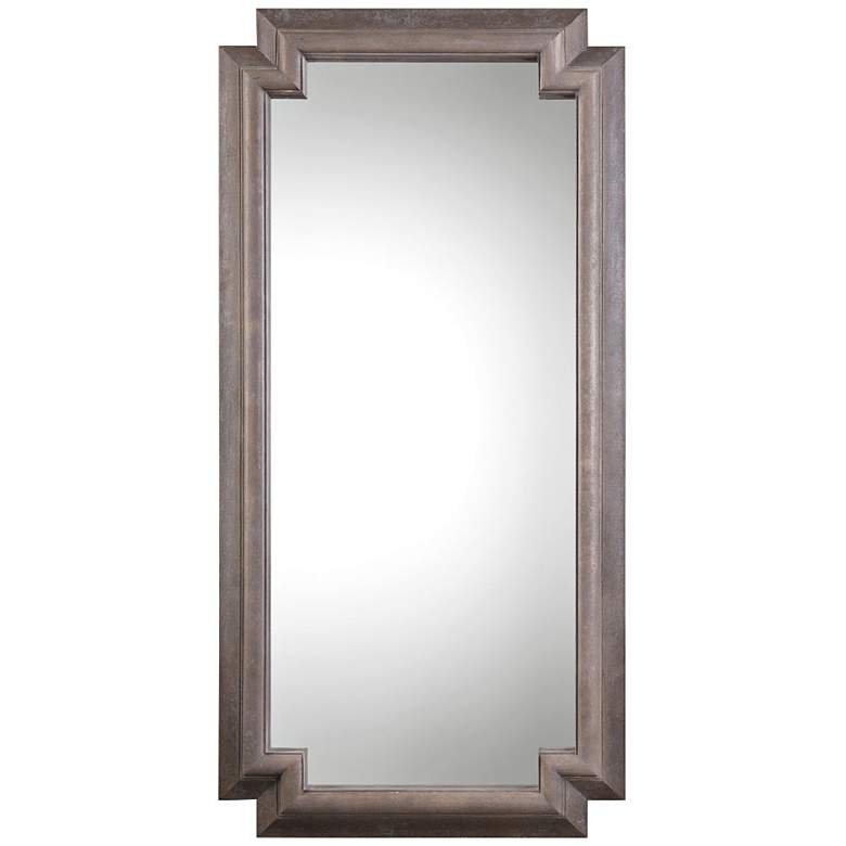 Image 1 Dales Two-Tone Wood 38 3/4 inch x 78 3/4 inch Full Length Mirror