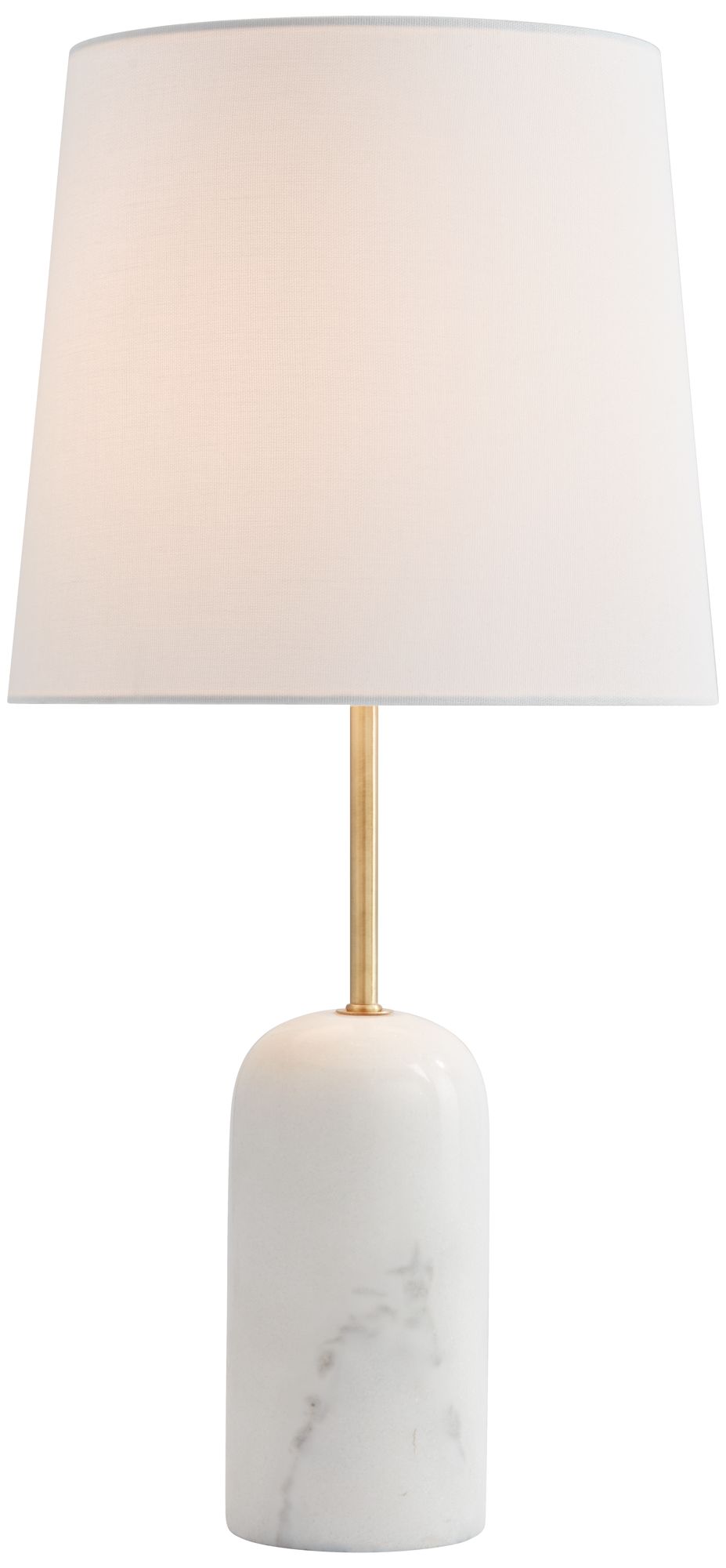 Image 3 Daleti 25" High White Marble Table Lamp