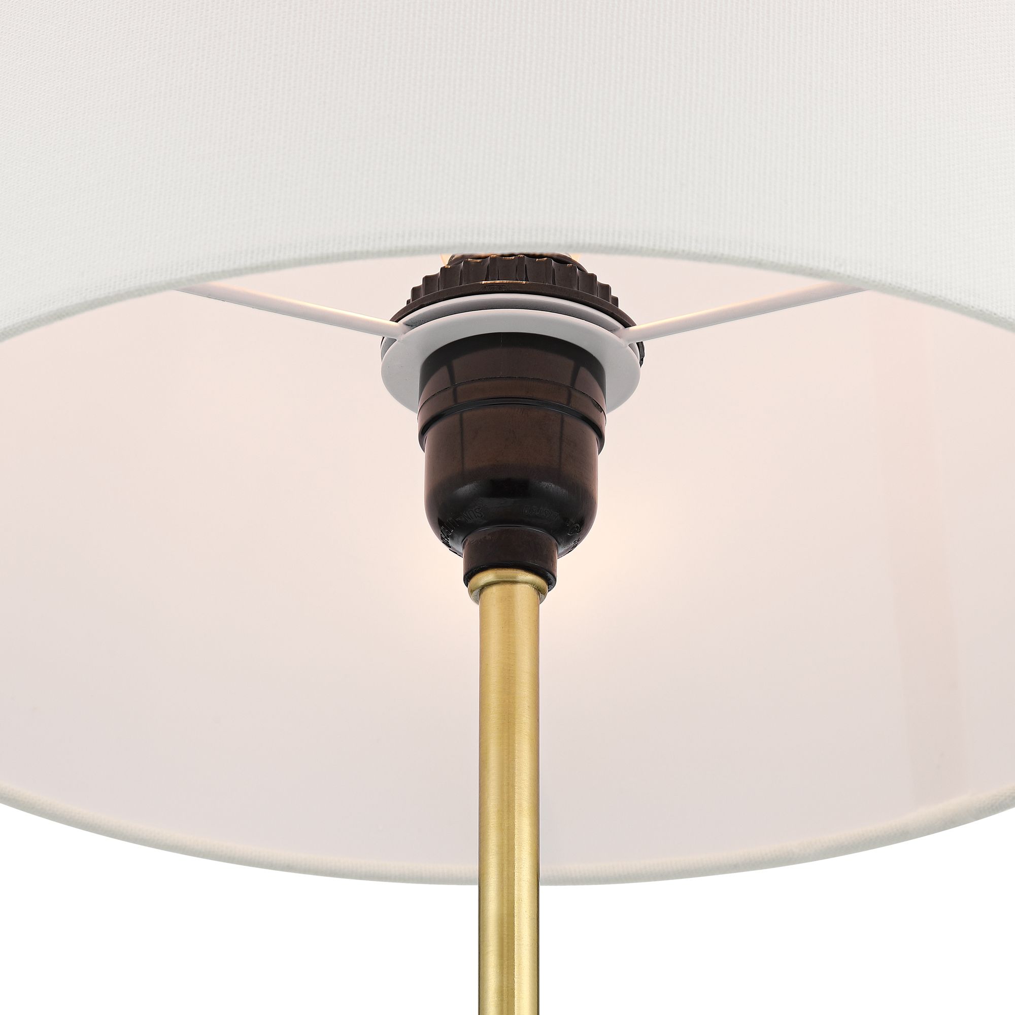 Image 4 Daleti 25" High White Marble Table Lamp Set of 2 more views