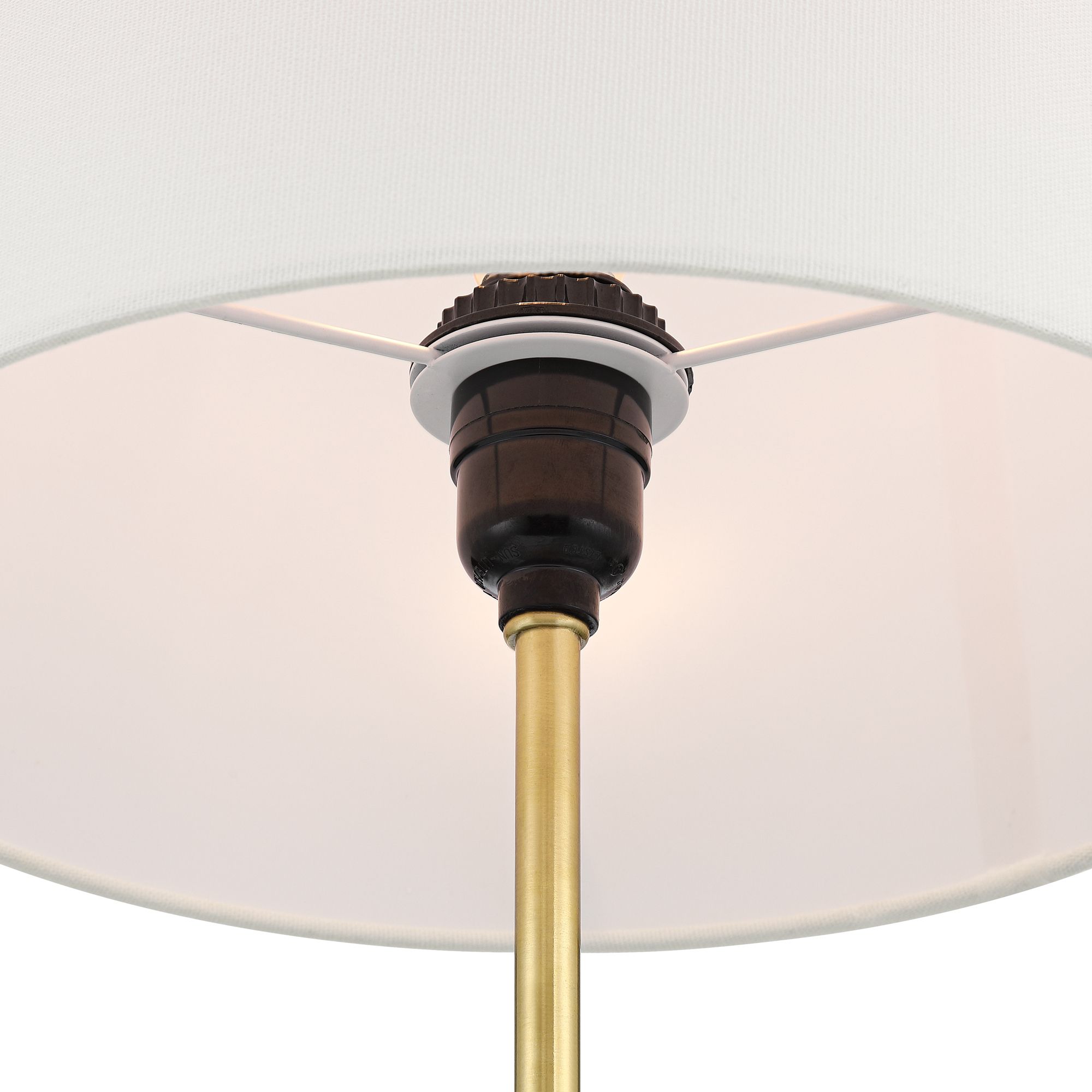 Image 4 Daleti 25" High White Marble Table Lamp with Dimmer more views