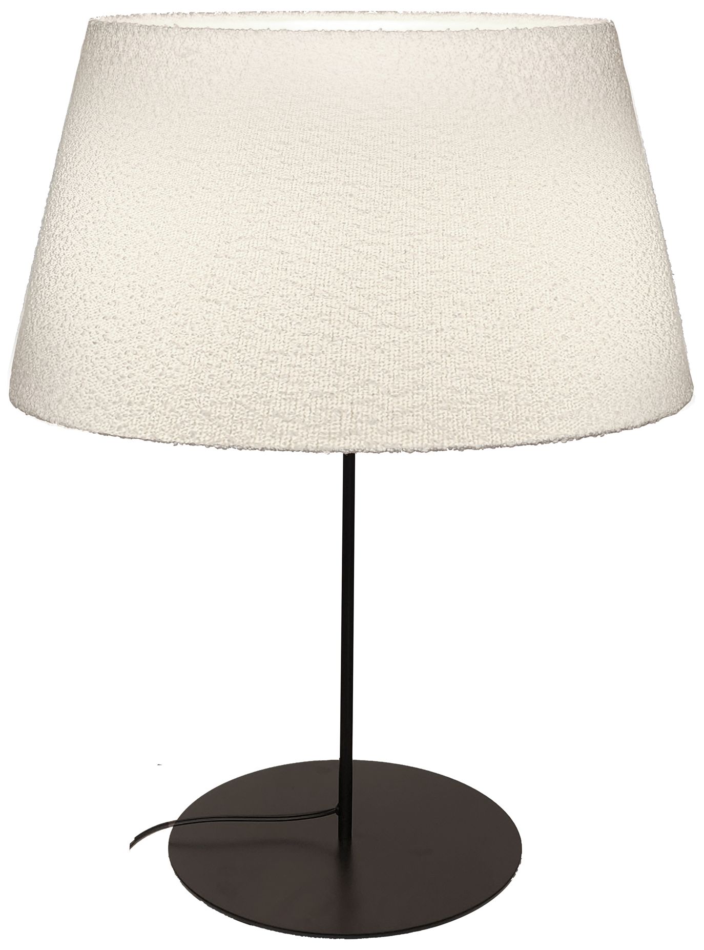 Dalia 28" High Matte Black, White Table Lamp