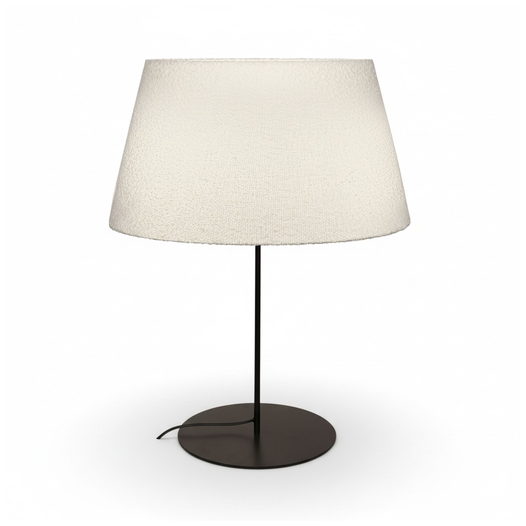 Image 2 Dalia 28" High Matte Black, White Table Lamp more views