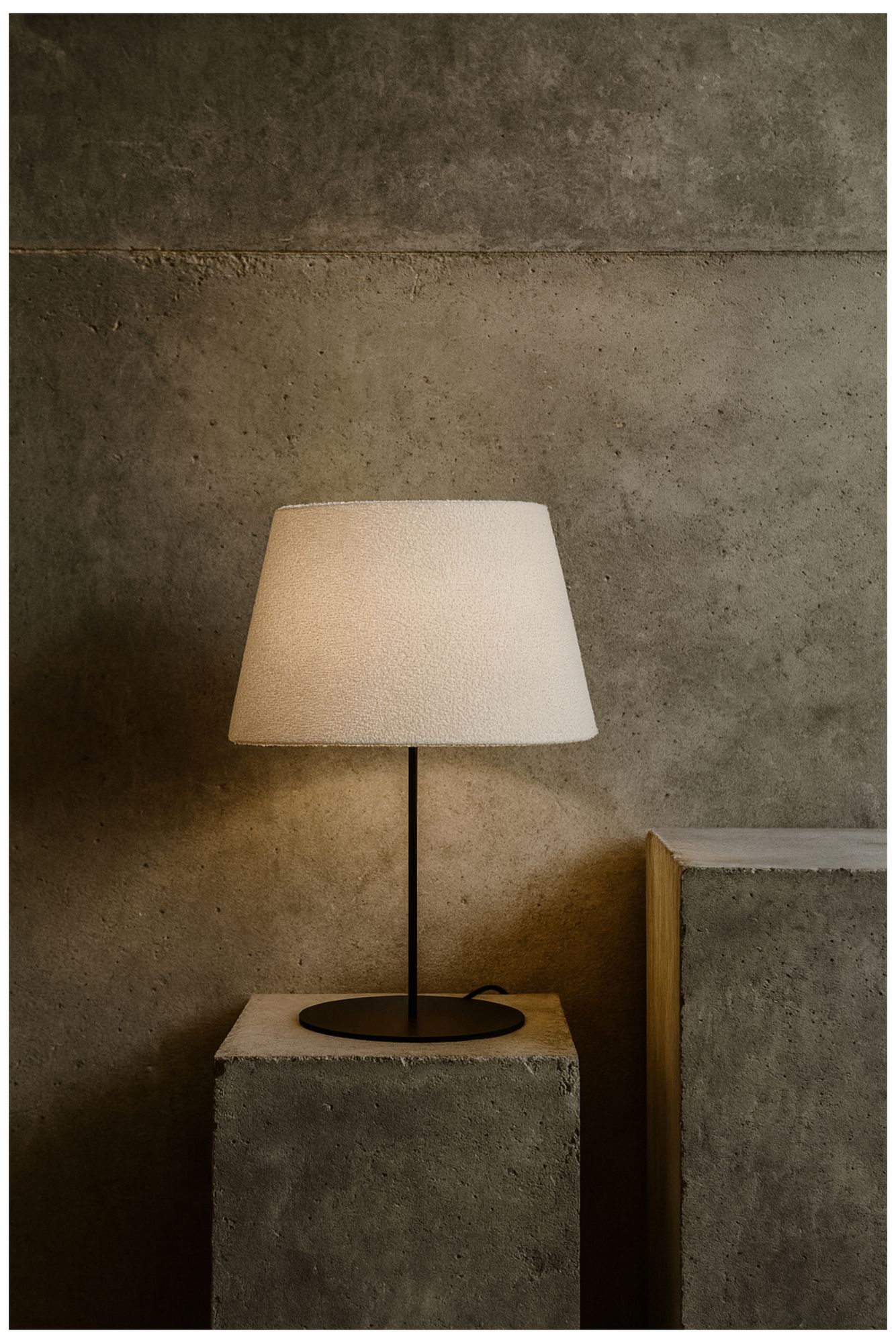 Image 6 Dalia 28" High Matte Black, White Table Lamp more views