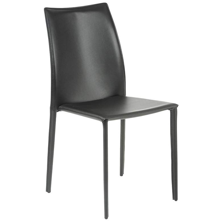 Image 6 Dalia Black Stacking Side Chairs Set of 2 more views