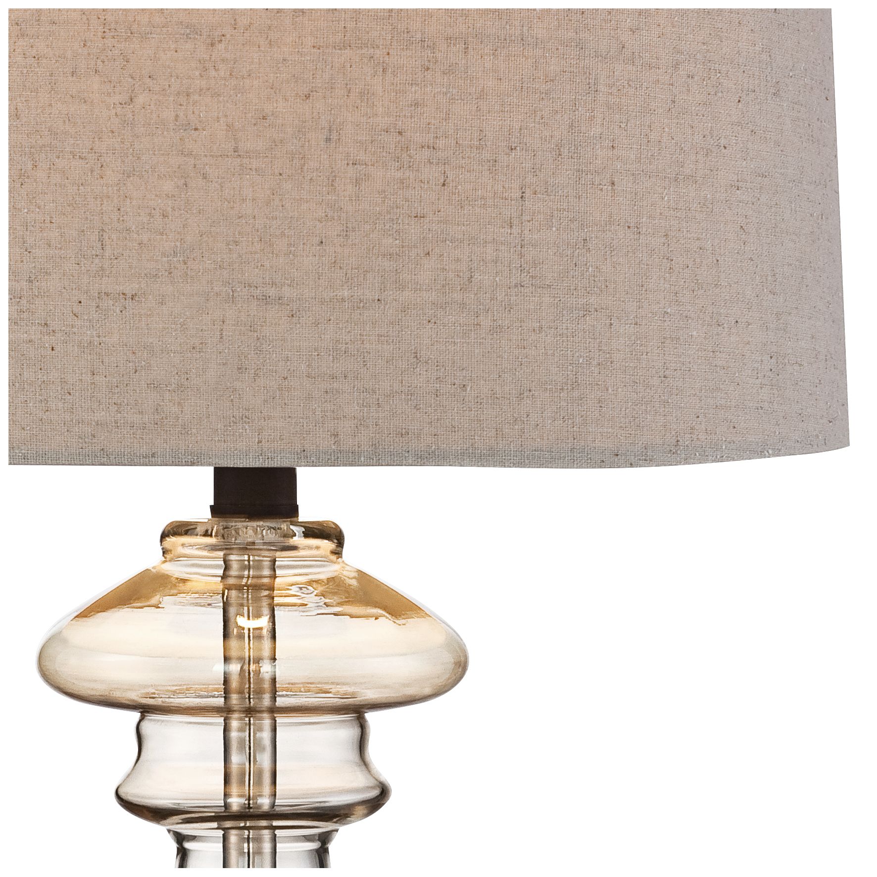 dalia champagne glass table lamp