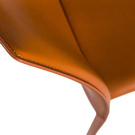 Image4 of Dalia Cognac Stacking Side Chairs Set of 2 more views