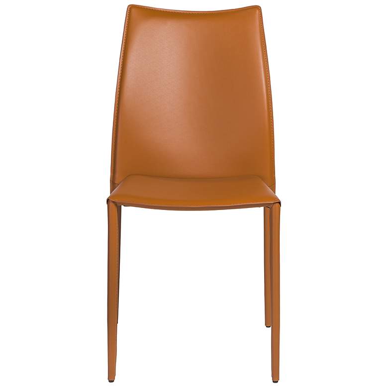 Image 5 Dalia Cognac Stacking Side Chairs Set of 2 more views