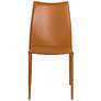 Dalia Cognac Stacking Side Chairs Set of 2 in scene