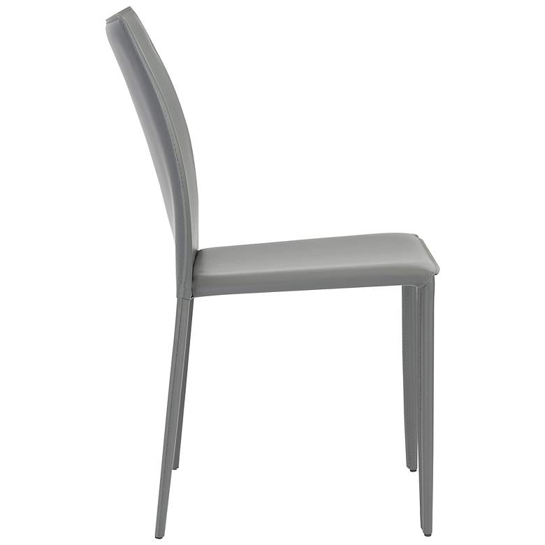Image 6 Dalia Gray Stacking Side Chairs Set of 2 more views