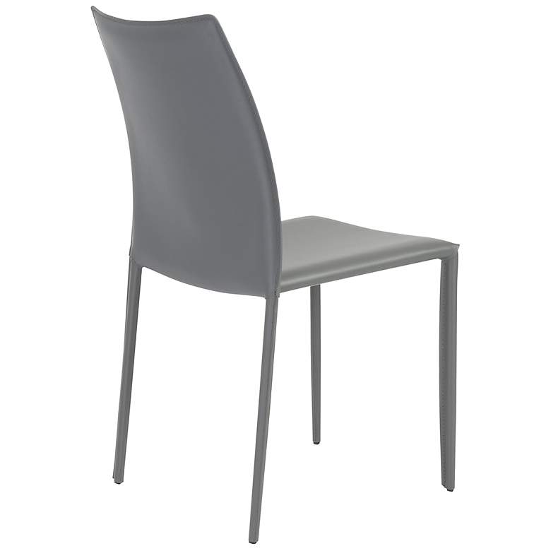 Image 7 Dalia Gray Stacking Side Chairs Set of 2 more views