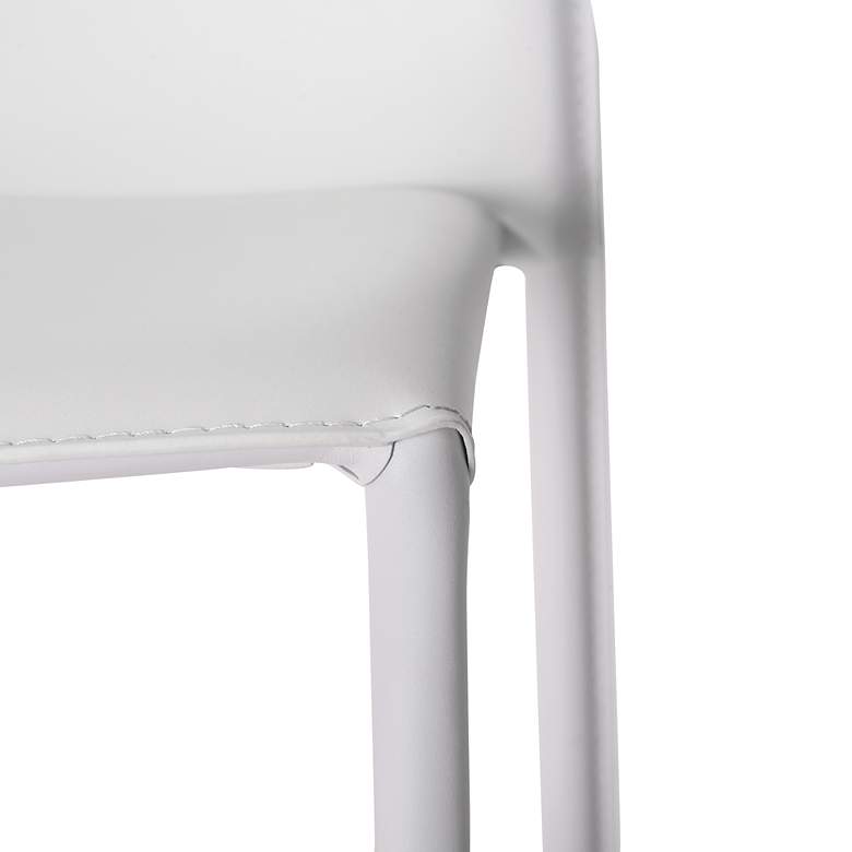 Image 2 Dalia White Stacking Side Chairs Set of 2 more views