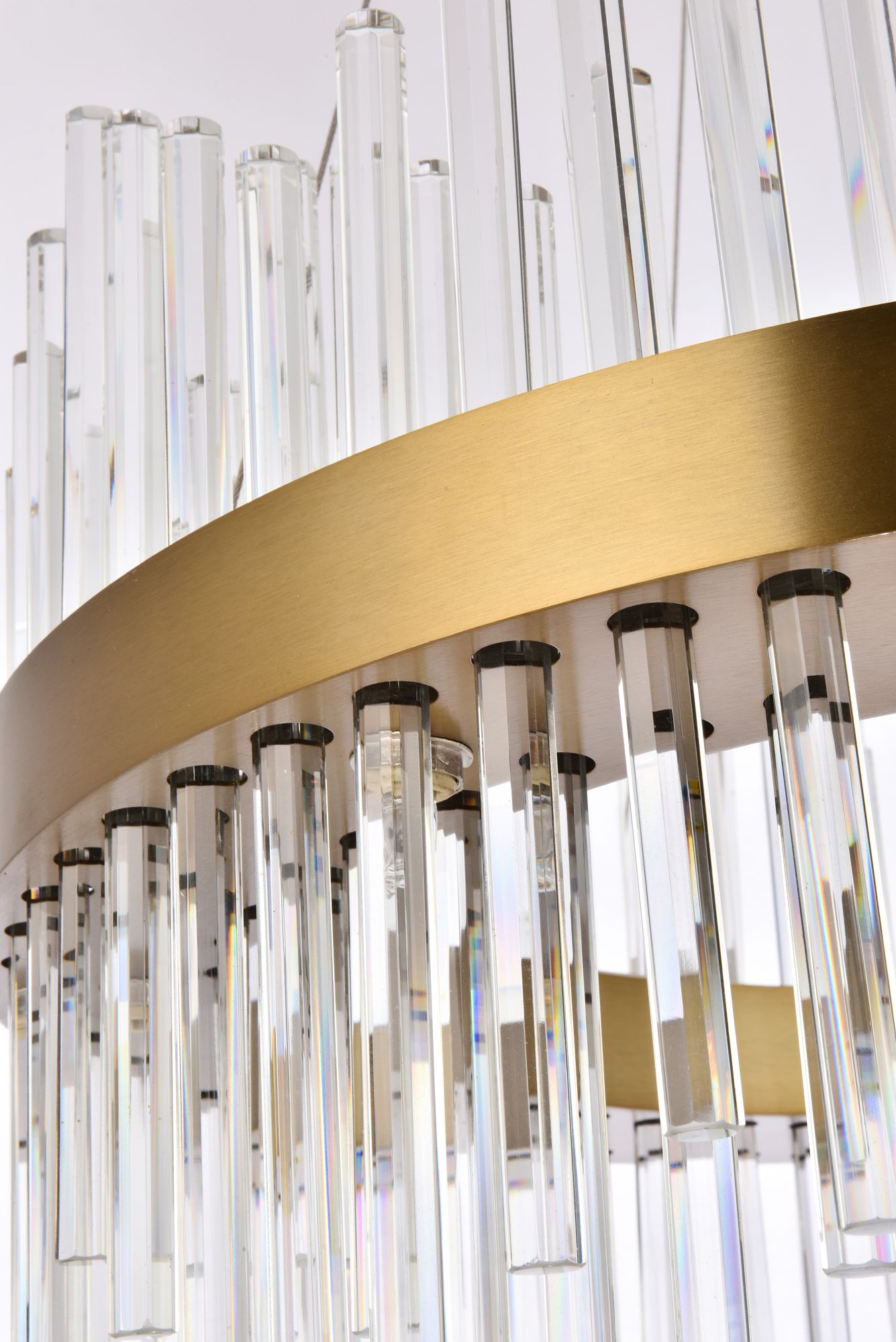 Dallas 25" Wide Gold Crystal 16-Light Chandelier in scene