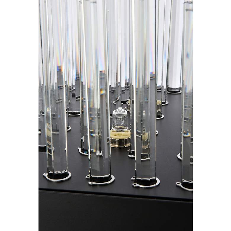 Image 6 Dallas 36" Wide Black Crystal 20-Light Linear Chandelier more views