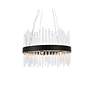 4_Dallas 20" Round Crystal Pendant In Black more views