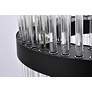 6_Dallas 20" Round Crystal Pendant In Black more views